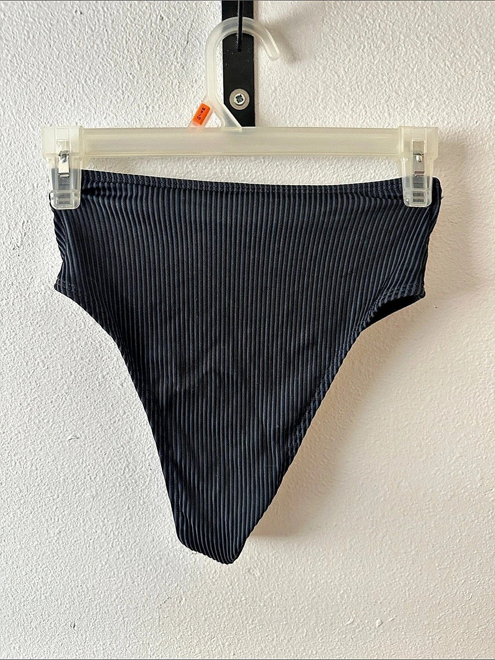 Mollusk Ribbed Bikini Bottom Black Size Small Like New
